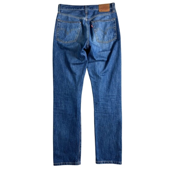 Levis Premium 501 High Rise Button-Fly Straight Jeans  Size 26  Vintage-Inspired - Picture 3 of 14